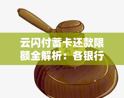 云闪付蓄卡还款限额全解析：各银行额度对比与调整方法