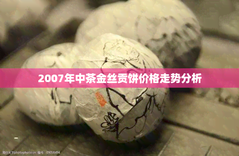 2007年中茶金丝贡饼价格走势分析