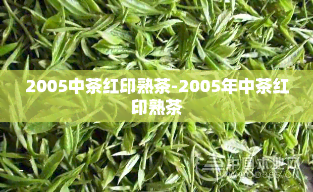 2005中茶红印熟茶-2005年中茶红印熟茶