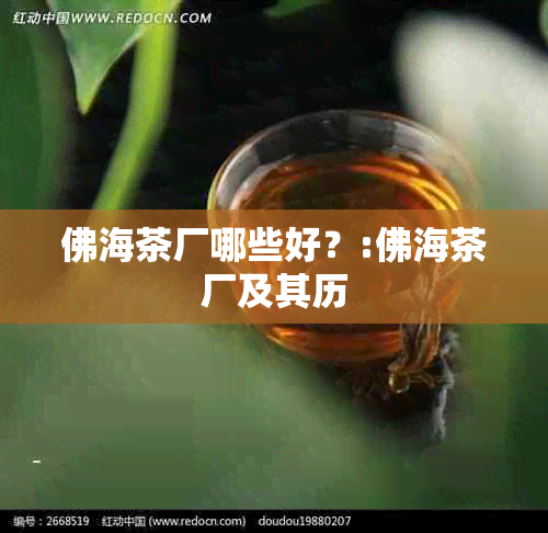 佛海茶厂哪些好？:佛海茶厂及其历