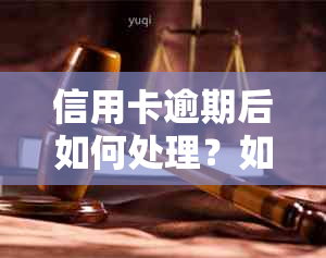 信用卡逾期后如何处理？如何避免被销户？如何恢复信用？