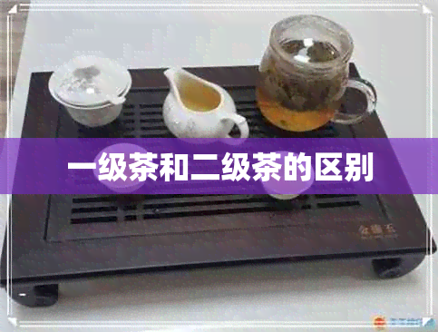 一级茶和二级茶的区别