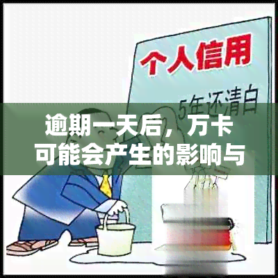 逾期一天后，万卡可能会产生的影响与解决方案