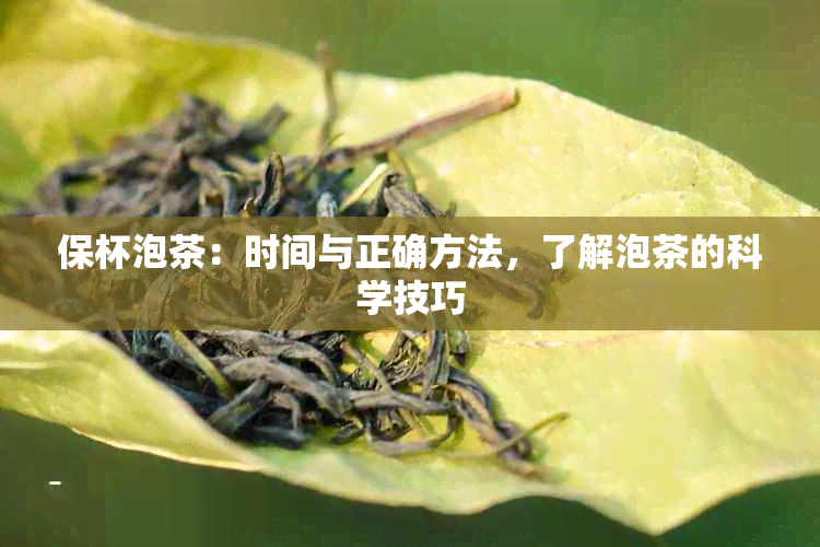 保杯泡茶：时间与正确方法，了解泡茶的科学技巧