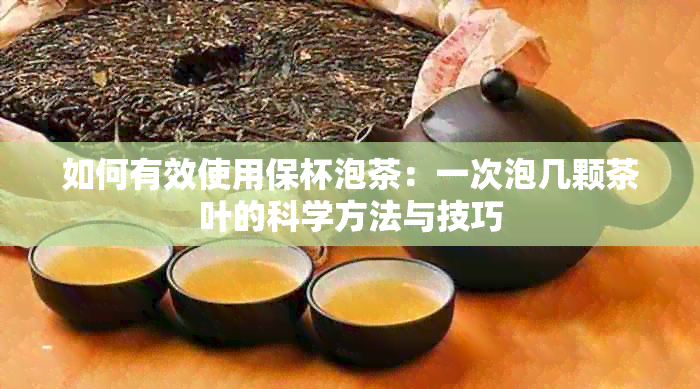 如何有效使用保杯泡茶：一次泡几颗茶叶的科学方法与技巧