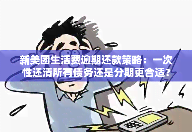 新美团生活费逾期还款策略：一次性还清所有债务还是分期更合适？