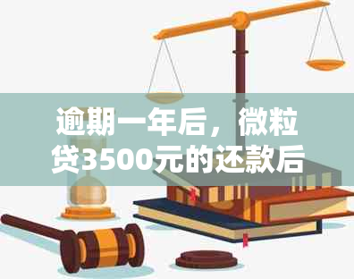 逾期一年后，微粒贷3500元的还款后果是什么？