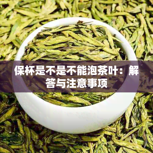 保杯是不是不能泡茶叶：解答与注意事项