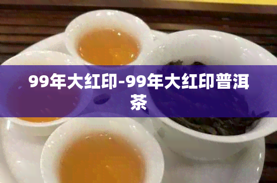 99年大红印-99年大红印普洱茶