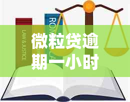 微粒贷逾期一小时是否影响？解决办法在这里！