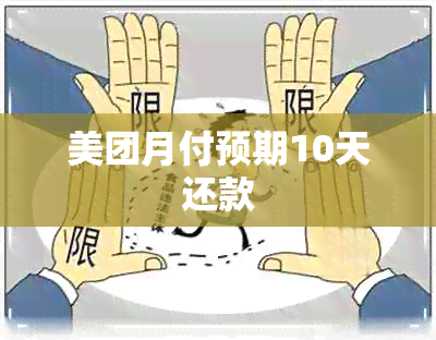 美团月付预期10天还款