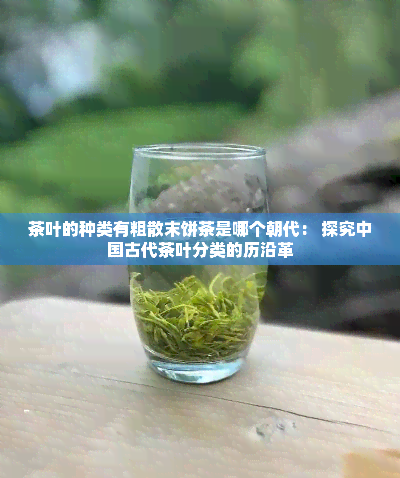 茶叶的种类有粗散末饼茶是哪个朝代： 探究中国古代茶叶分类的历沿革