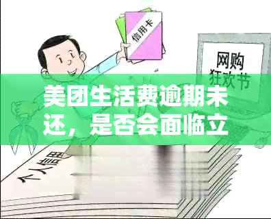 美团生活费逾期未还，是否会面临立案调查？