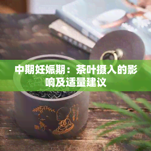 中期妊娠期：茶叶摄入的影响及适量建议