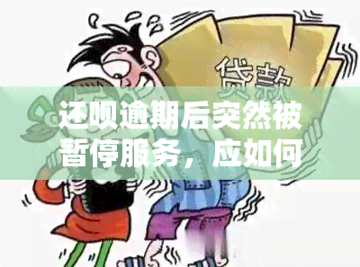 还款逾期后突然被暂停服务，应如何解决？