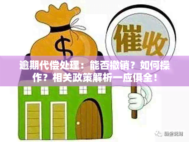 逾期代偿处理：能否撤销？如何操作？相关政策解析一应俱全！