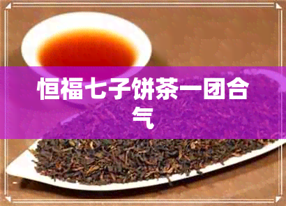 恒福七子饼茶一团合气