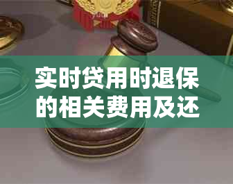 实时贷用时退保的相关费用及还款处理方法详解，解决您的疑虑