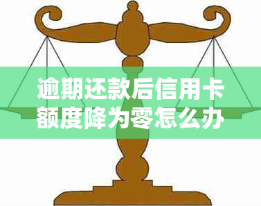 逾期还款后信用卡额度降为零怎么办？如何恢复信用并解决此问题？