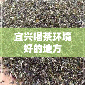 宜兴喝茶环境好的地方