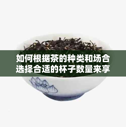 如何根据茶的种类和场合选择合适的杯子数量来享受品茗之乐？