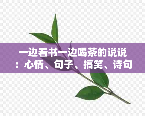 一边看书一边喝茶的说说：心情、句子、搞笑、诗句