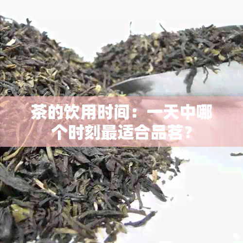 茶的饮用时间：一天中哪个时刻最适合品茗？