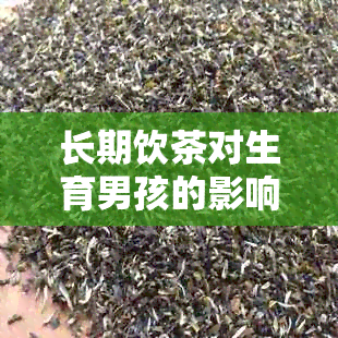 长期饮茶对生育男孩的影响：探究饮用茶叶与性别选择之间的关系