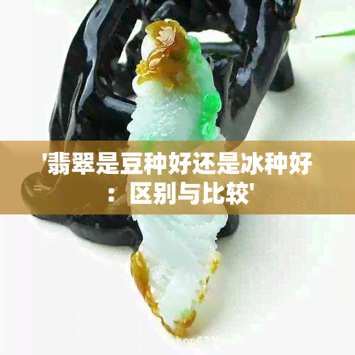 '翡翠是豆种好还是冰种好：区别与比较'