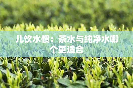 儿饮水惯：茶水与纯净水哪个更适合