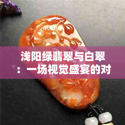 浅阳绿翡翠与白翠：一场视觉盛宴的对比分析