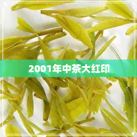 2001年中茶大红印