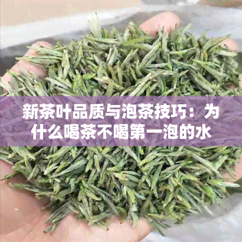 新茶叶品质与泡茶技巧：为什么喝茶不喝之一泡的水？如何正确品鉴茶叶？