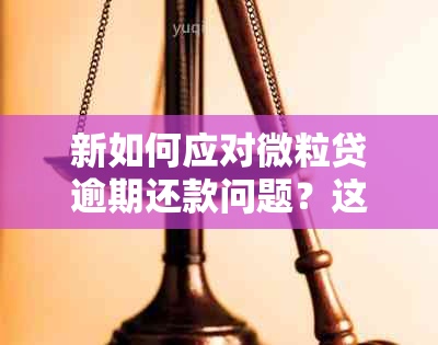 新如何应对微粒贷逾期还款问题？这里有全面解决方案！