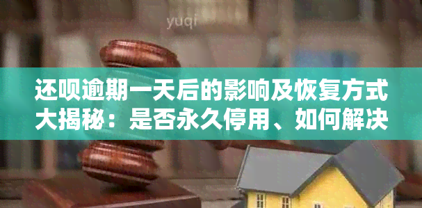 还款逾期一天后的影响及恢复方式大揭秘：是否永久停用、如何解决？