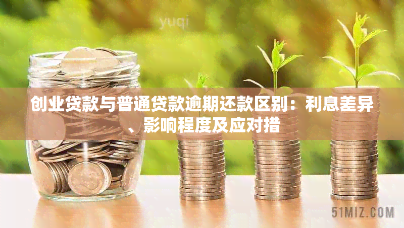 创业贷款与普通贷款逾期还款区别：利息差异、影响程度及应对措