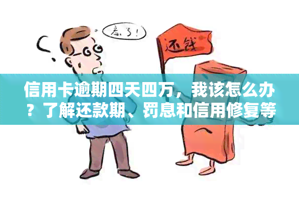 信用卡逾期四天四万，我该怎么办？了解还款期、罚息和信用修复等相关问题