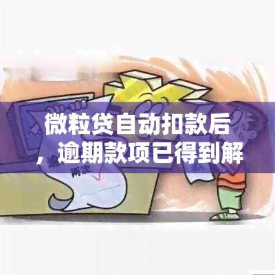 微粒贷自动扣款后，逾期款项已得到解决