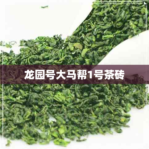 龙园号大马帮1号茶砖