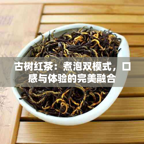 古树红茶：煮泡双模式，口感与体验的完美融合