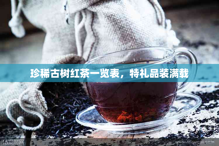 珍稀古树红茶一览表，特礼品装满载