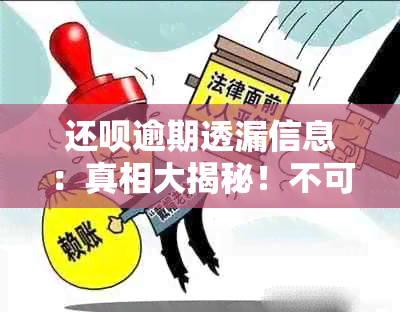 还呗逾期透漏信息：真相大揭秘！不可错过的防骗指南