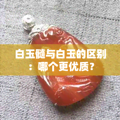 白玉髓与白玉的区别：哪个更优质？