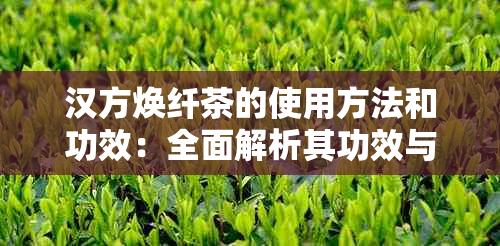 汉方焕纤茶的使用方法和功效：全面解析其功效与作用