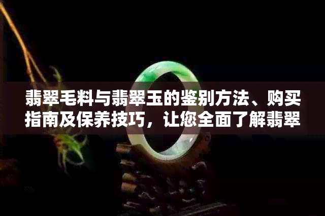 翡翠毛料与翡翠玉的鉴别方法、购买指南及保养技巧，让您全面了解翡翠宝石