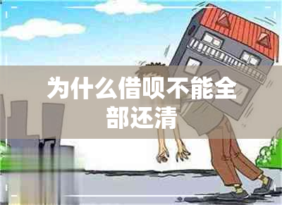 为什么借呗不能全部还清