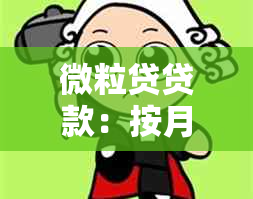 微粒贷贷款：按月还款，灵活期限选择，轻松解决财务难题