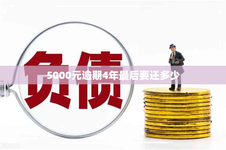 5000元逾期4年最后要还多少