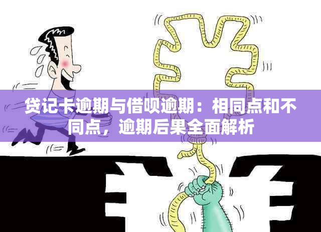 贷记卡逾期与借呗逾期：相同点和不同点，逾期后果全面解析