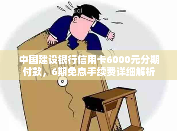 中国建设银行信用卡6000元分期付款，6期免息手续费详细解析